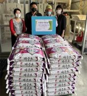 파주으뜸쌀 영농조합, 탄현면 어려운 이웃에게 쌀 60포 기탁 기사 이미지