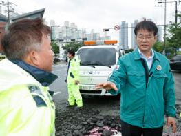 이동환 고양시장, 극한 호우피해 현장점검에 나서 기사 이미지