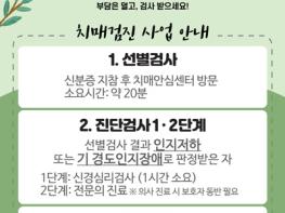 고양시 일산동구보건소 치매안심센터, 치매감별검사비용 지원 확대  기사 이미지