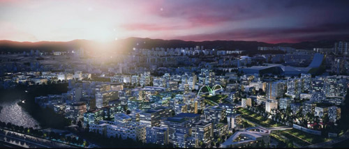 일산테크노밸리 조성 예시도