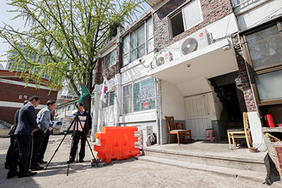 미래타운으로 지정된 행신동 연세빌라 방문