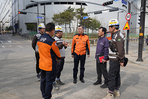 고양소방서, 데이터센터 공사현장 현장안전지도