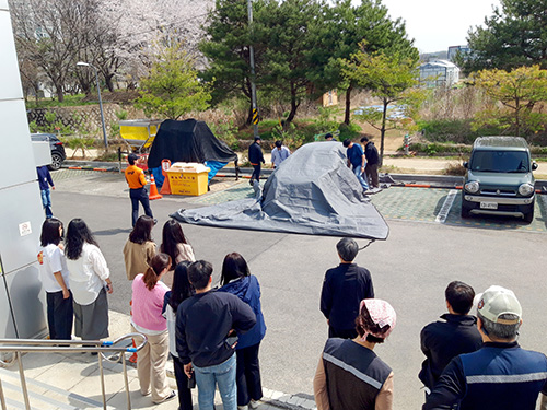 파주도시공사, 문산행복센터 전기차 화재 대비 훈련