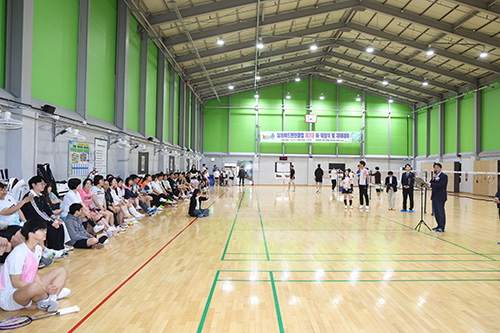 이동환 고양시장, 삼송배드민턴클럽 회장 이⋅취임식서 축사