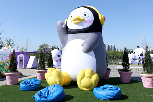 고양국제박람회재단, 2026고양국제꽃박람회 ‘펭수의 꽃놀이 정원’ 인기