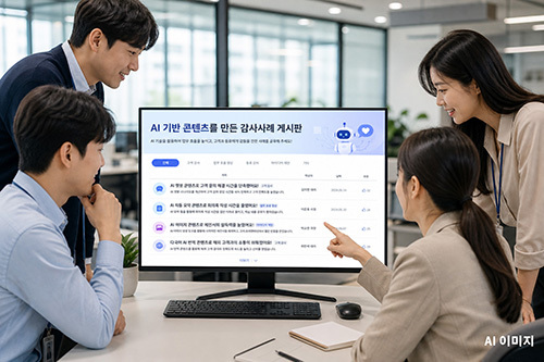 파주도시공사, 실제 감사사례를 AI 콘텐츠로 만든다.