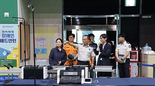 파주소방서, ‘안전개표’ 선제적 화재예방 현장안전지도 실시