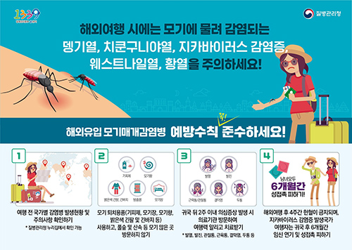 파주시, 여름철 해외유입 감염병(뎅기열·치쿤구니야열) 관련 여행 전후 수칙 준수 당부