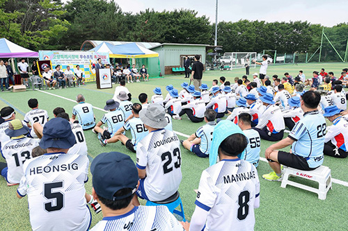 민경선 시장 ‘2026 고양특례시장배 전국 우수초청 족구대회’서 축사