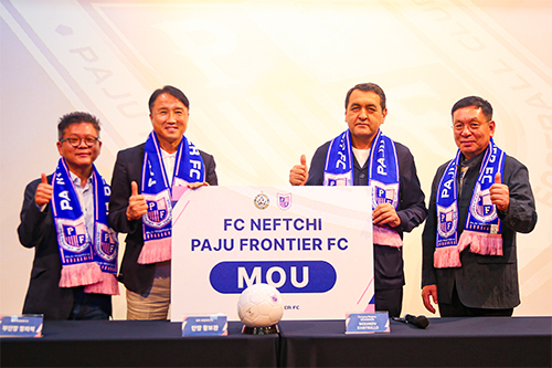 파주 프런티어 FC, 우즈베키스탄 챔피언 FC 네프치와 글로벌 협력 본격화