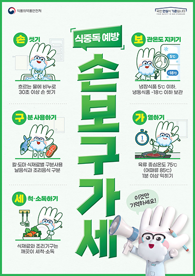 파주시, 추석 명절 식중독 예방수칙 안내